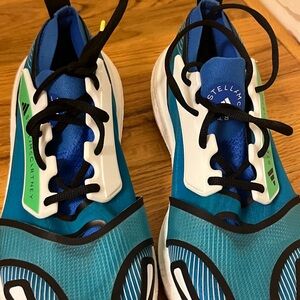 Adidas Women Teal and Black Stella McCartney Ultra Boost Running Shoes Size 9.5